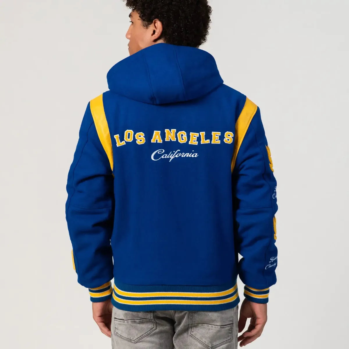 "Los Angeles Online Exclusive Hooded Letterman Jacket – Limited Edition Tribute to SoCal Style