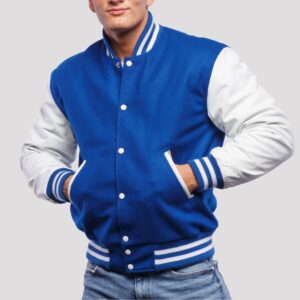 "Alexander Maroon Wool Body & White Leather Sleeves Varsity Jacket – Timeless Style & Premium Craftsmanship