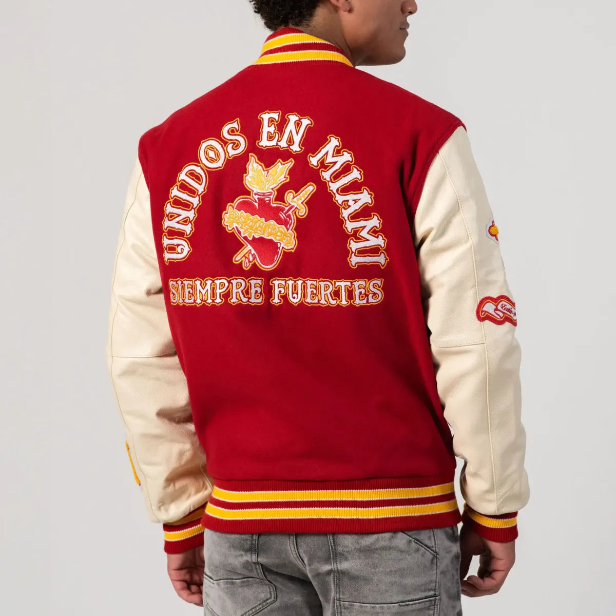 "Miami Heritage Online Exclusive Letterman Jacket – Luxury Meets Timeless Tradition"