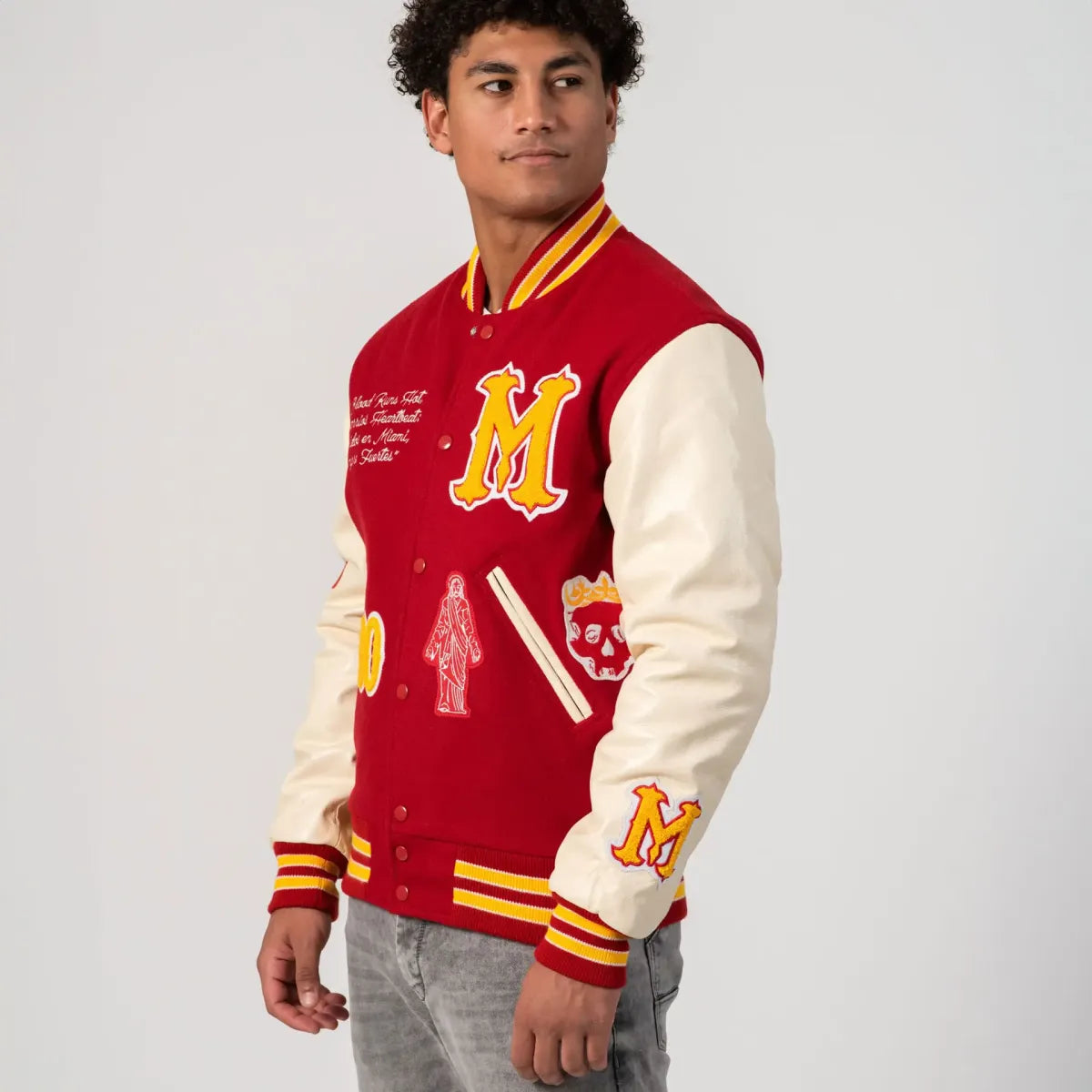 "Miami Heritage Online Exclusive Letterman Jacket – Luxury Meets Timeless Tradition"