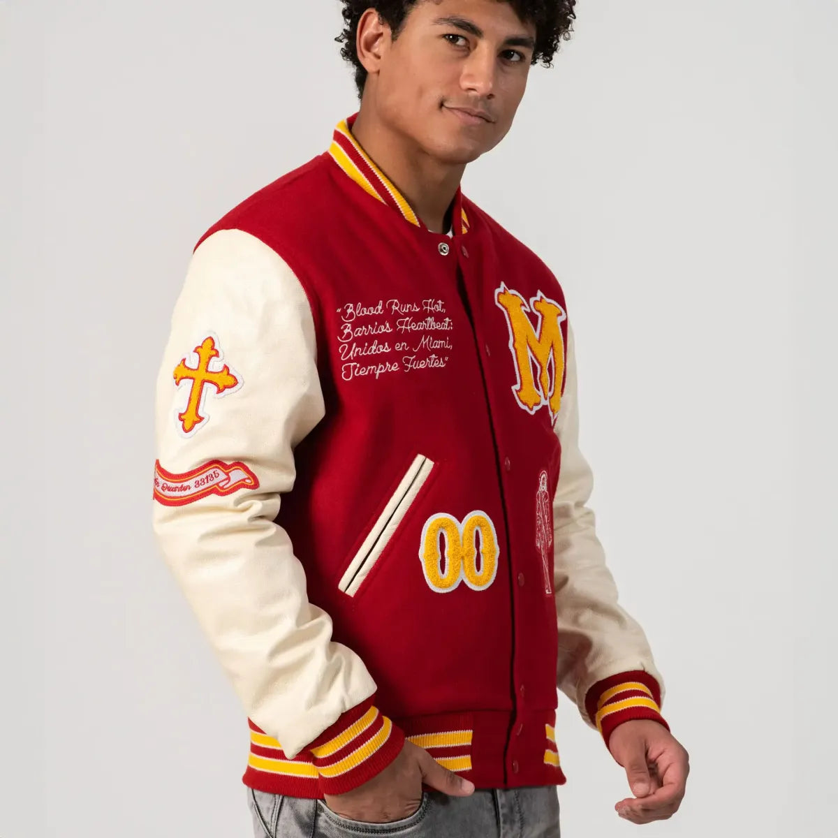 "Miami Heritage Online Exclusive Letterman Jacket – Luxury Meets Timeless Tradition"